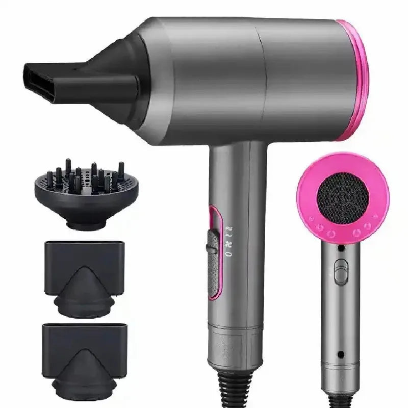 2000W Professional Hair Dryer - Hot & Cold Air with Diffuser & Negative Ion Technology