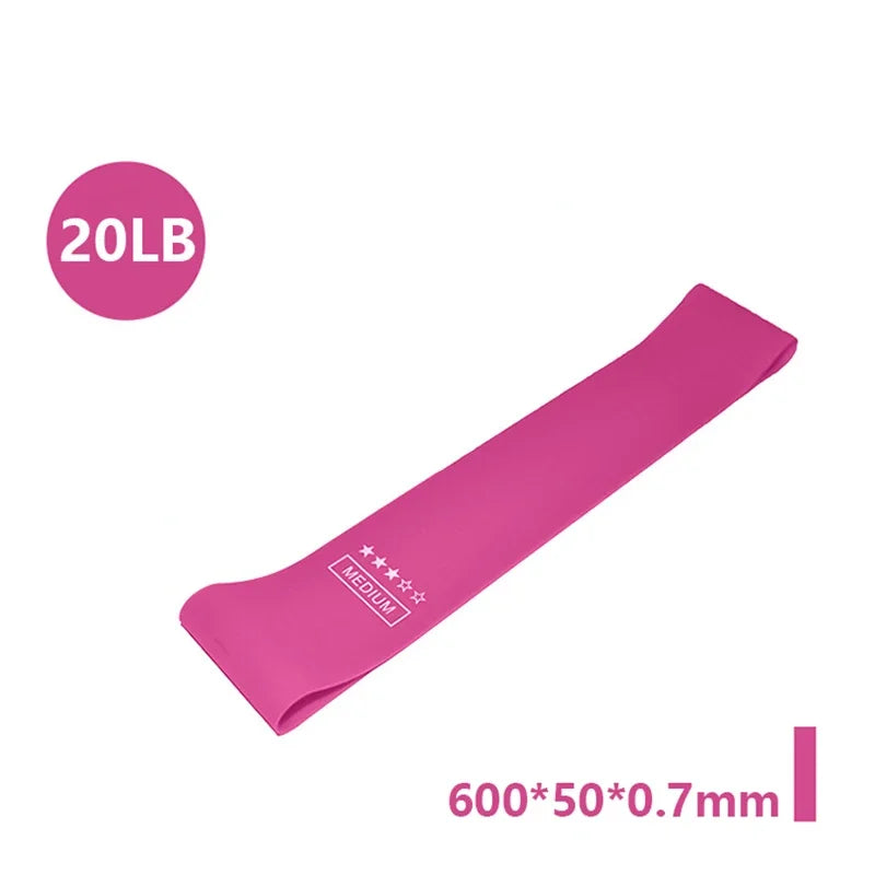 Premium Rubber Resistance Bands - Yoga & Pilates Workout Equipment