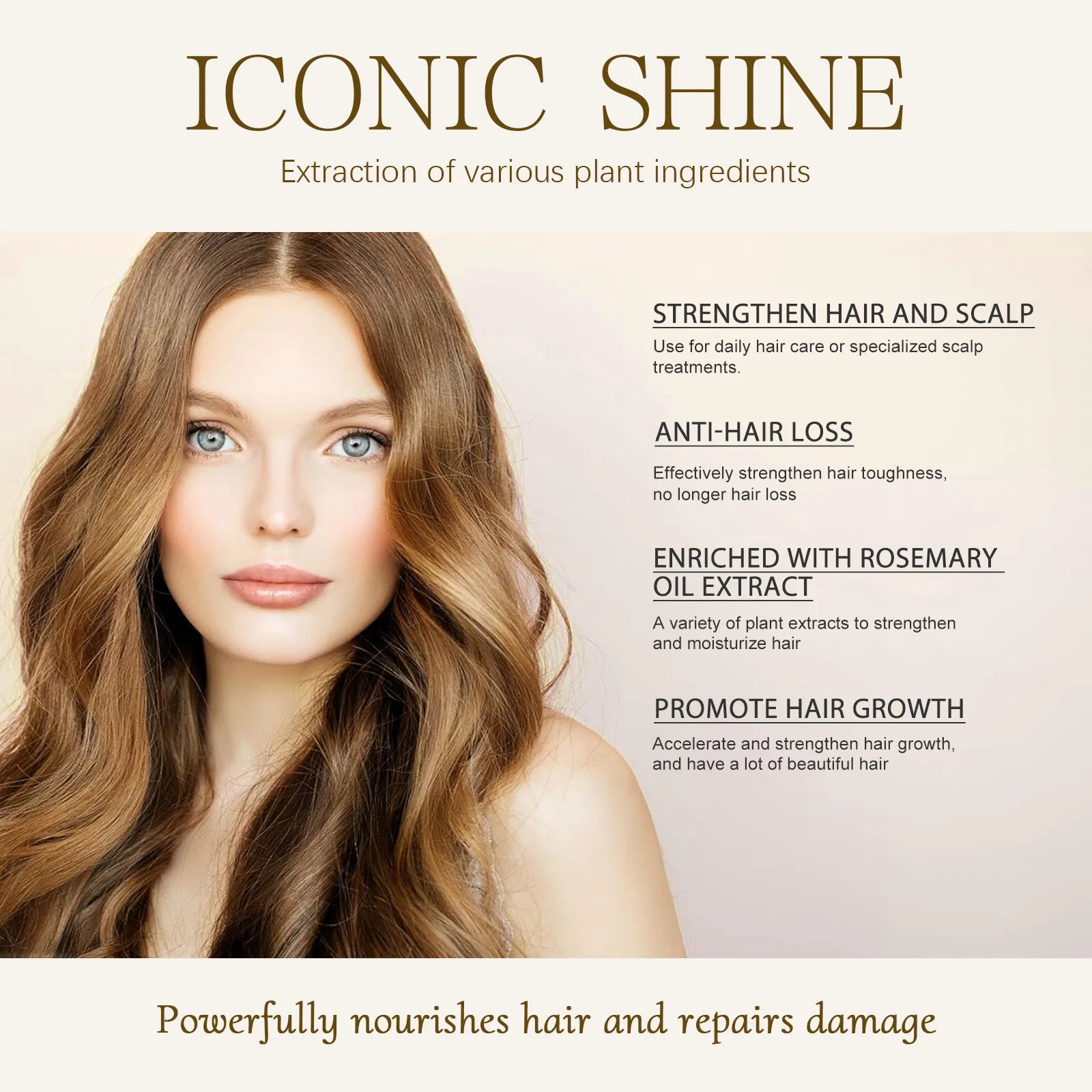 EELHOE Keratin Protein Hair Serum Spray - Molecular Repair Treatment for Damaged Hair