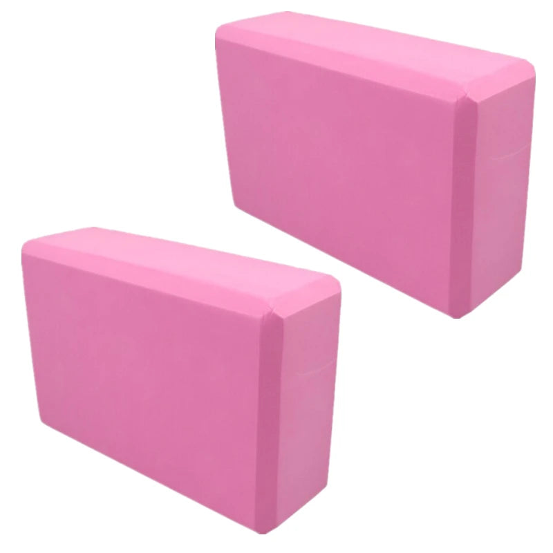 Set of 2 Yoga Blocks - Made from High-Density Foam