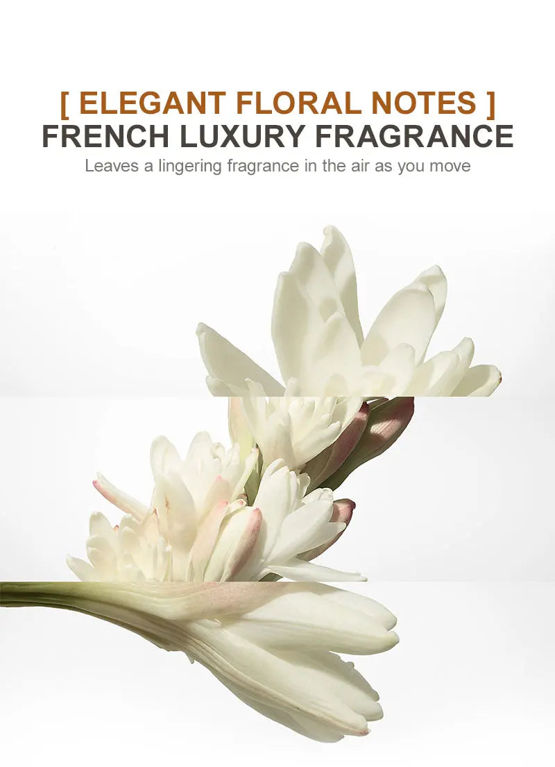 Floral fragrance note with white flowers for hair cleansing set