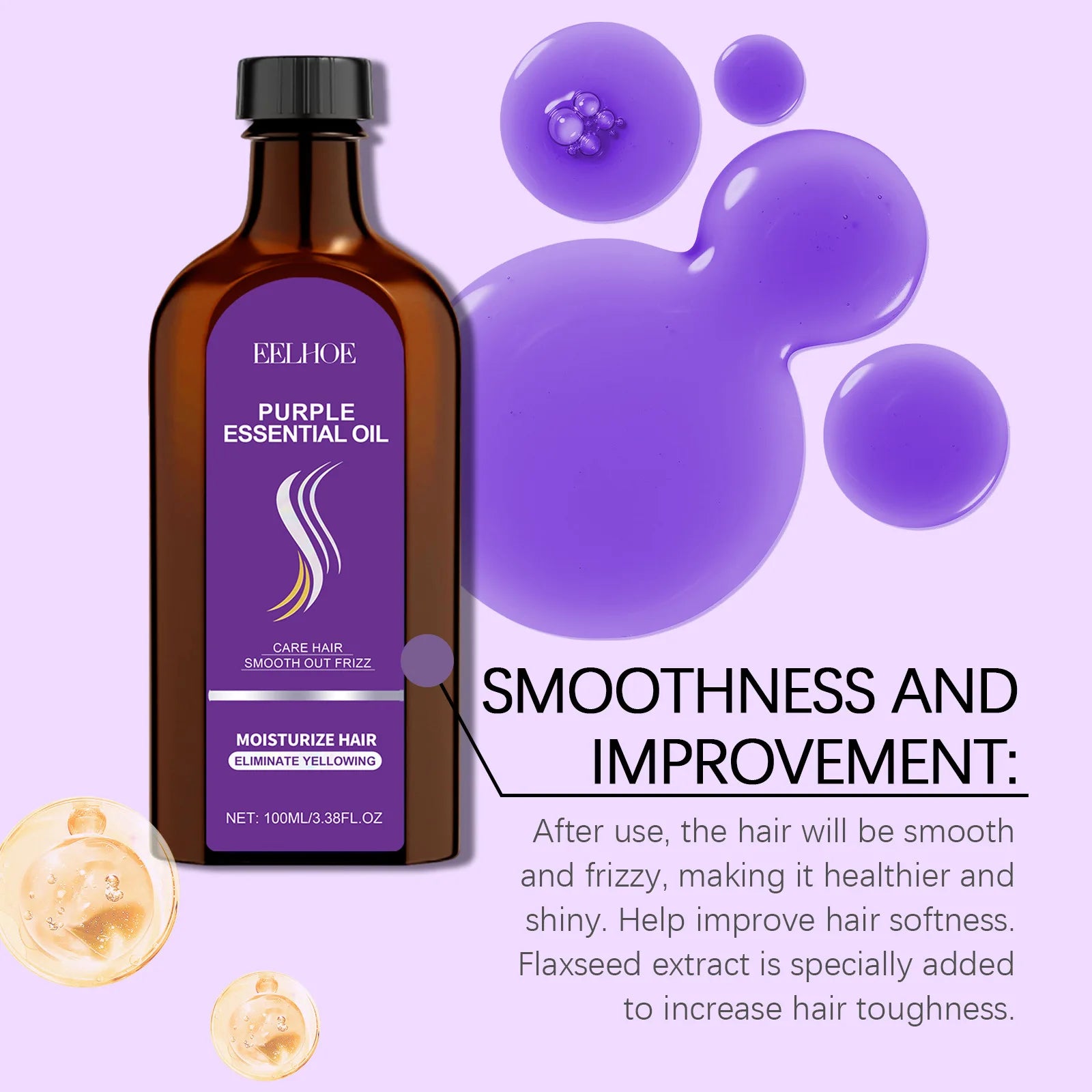 EELHOE Vitamin E Hair Care Series - Deep Nourishing Treatment for Dry Damaged Hair
