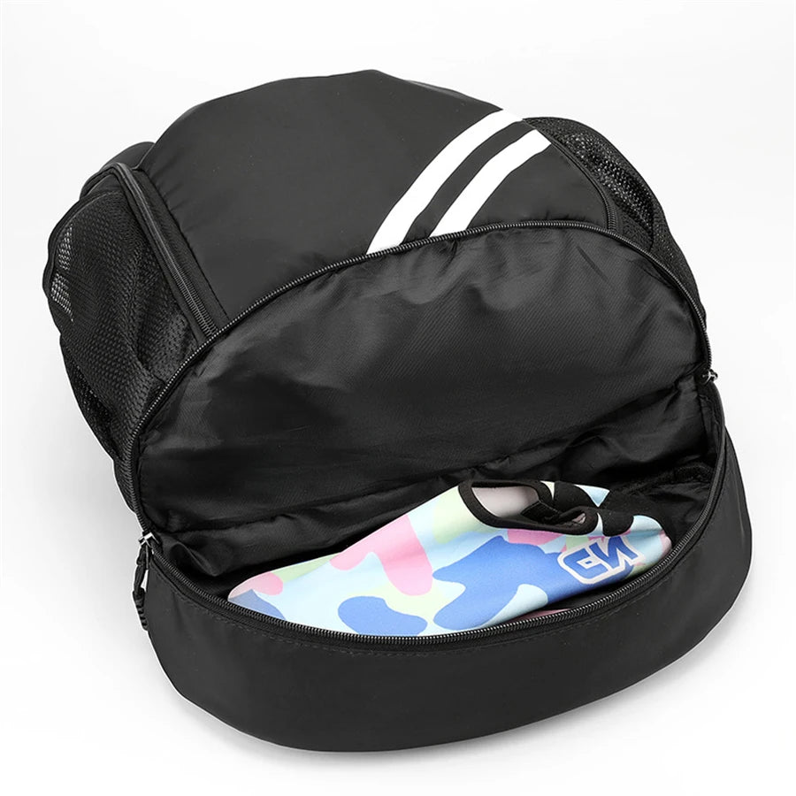 Waterproof Sports Backpack - Drawstring Gym Bag for Basketball, Soccer & Training