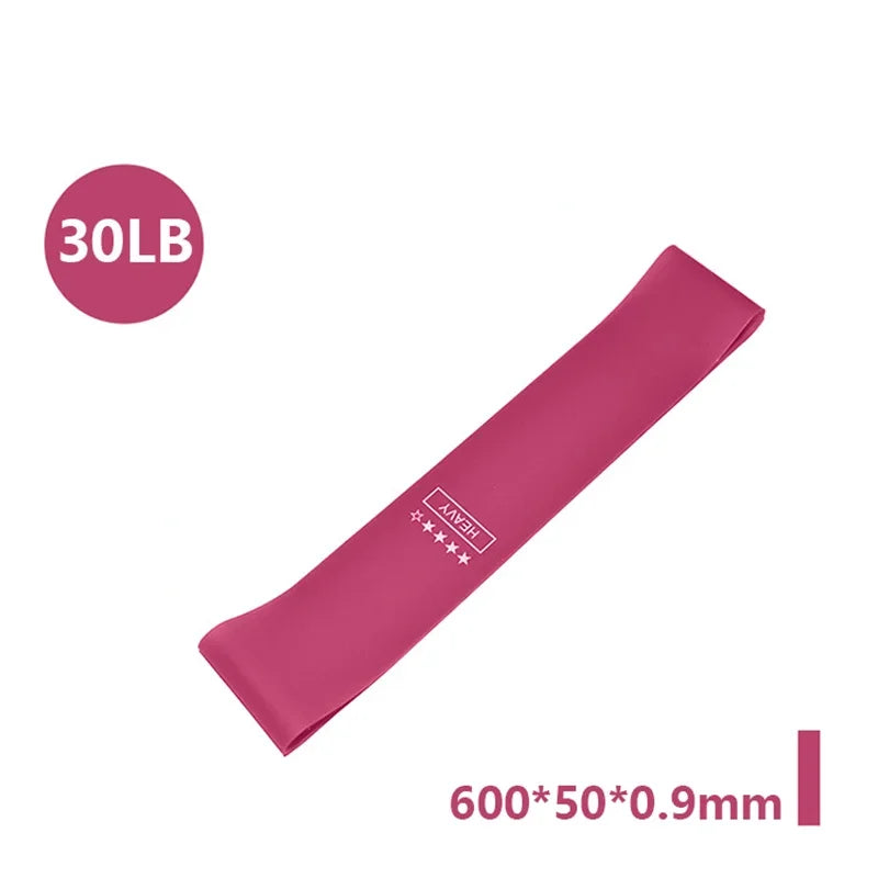 Premium Rubber Resistance Bands - Yoga & Pilates Workout Equipment