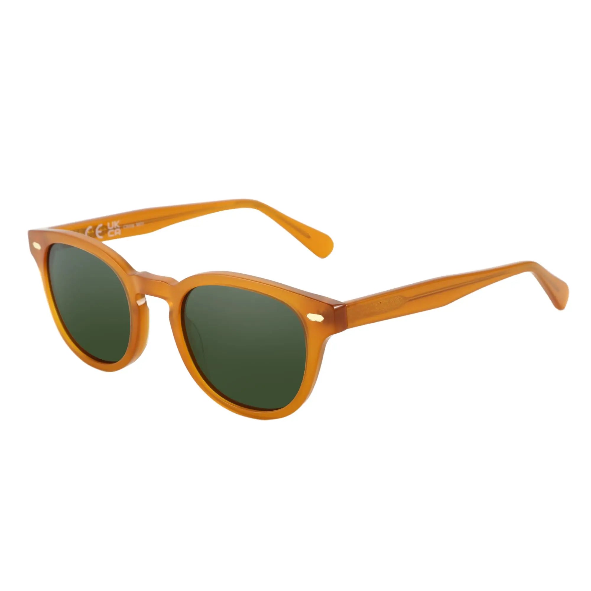 ZENOTTIC Round Polarized Sunglasses - Eco-Friendly Acetate Retro UV400 Protection