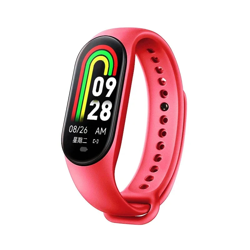 Smart Fitness Band - 1.14" AMOLED Display with 30-Day Battery & Health Tracking