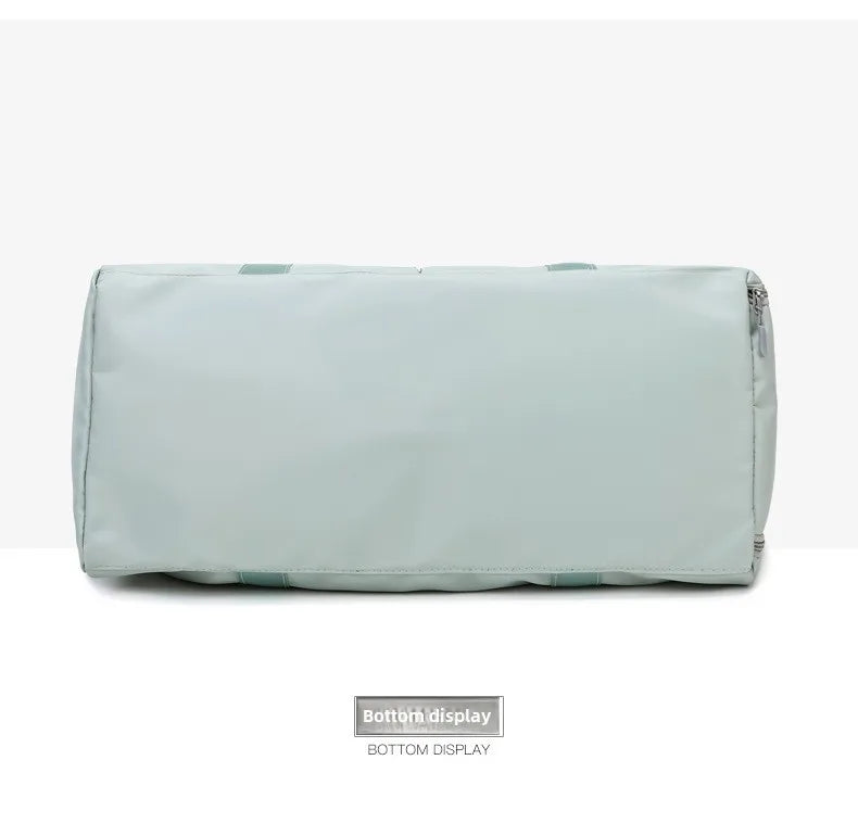 Outdoor Waterproof Nylon Sports Gym Bag with shoe Compartment