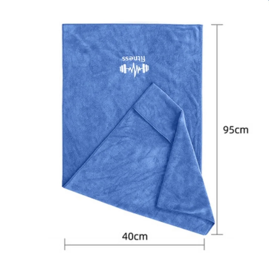 Microfiber Gym Towel - Super Soft Quick-Drying Sports Towel 37.5"x16" for Yoga & Fitness
