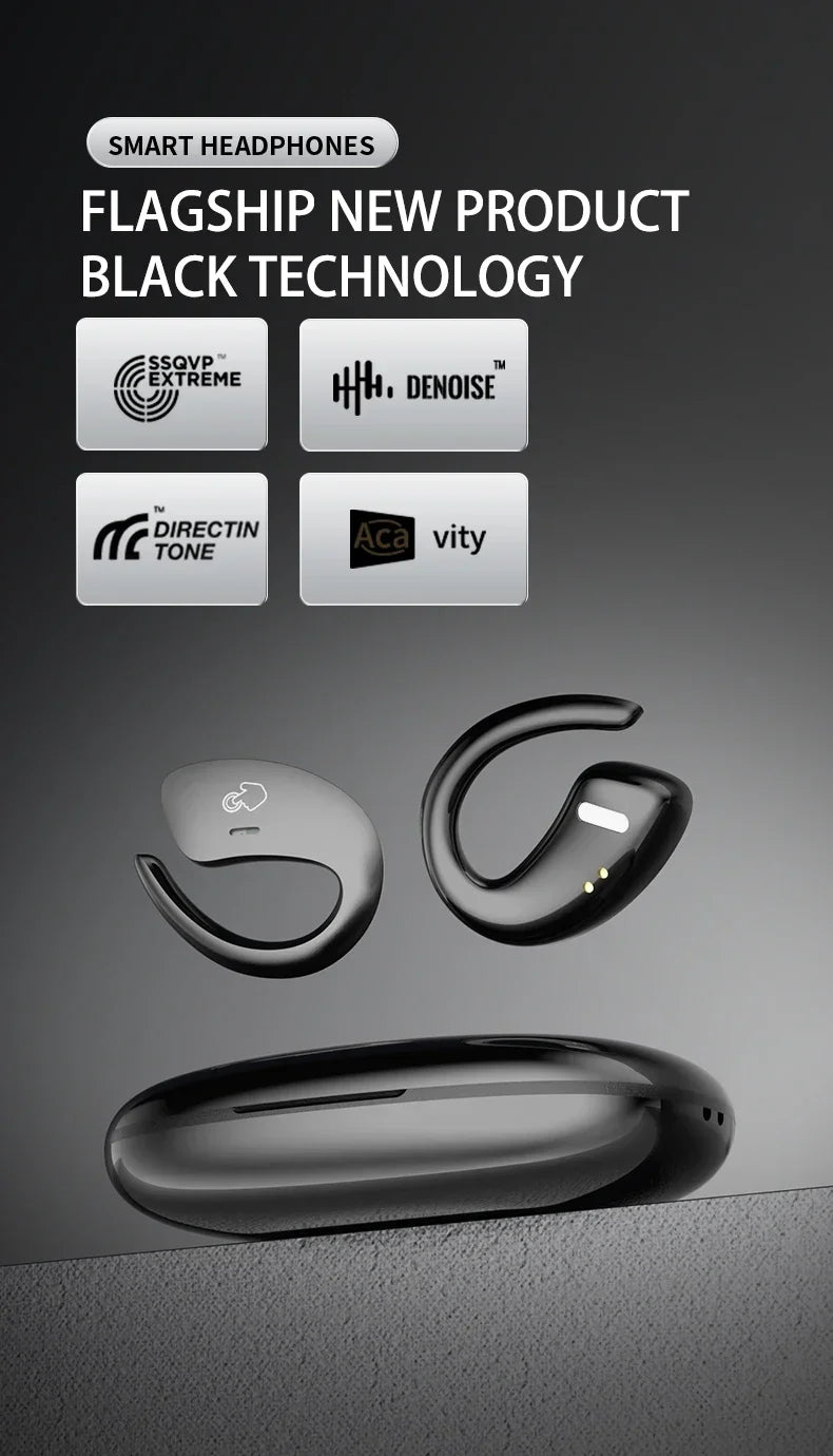 TWS Wireless Sport Earbuds - Bluetooth Headphones with Dual Mic & Waterproof Design