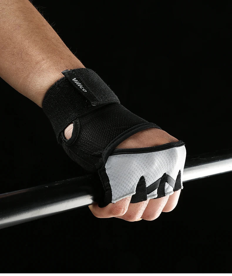 Half-Finger Sport Gloves - Breathable Anti-Slip for Gym, Cycling & Fitness