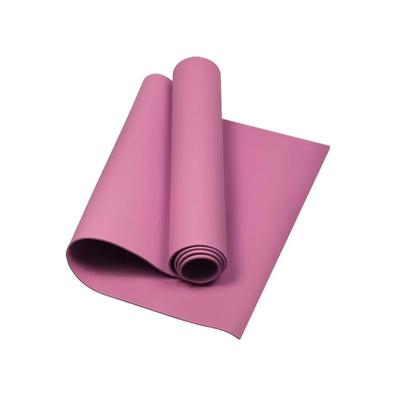 Pink 4mm EVA yoga mat, rolled sheet with anti-slip texture