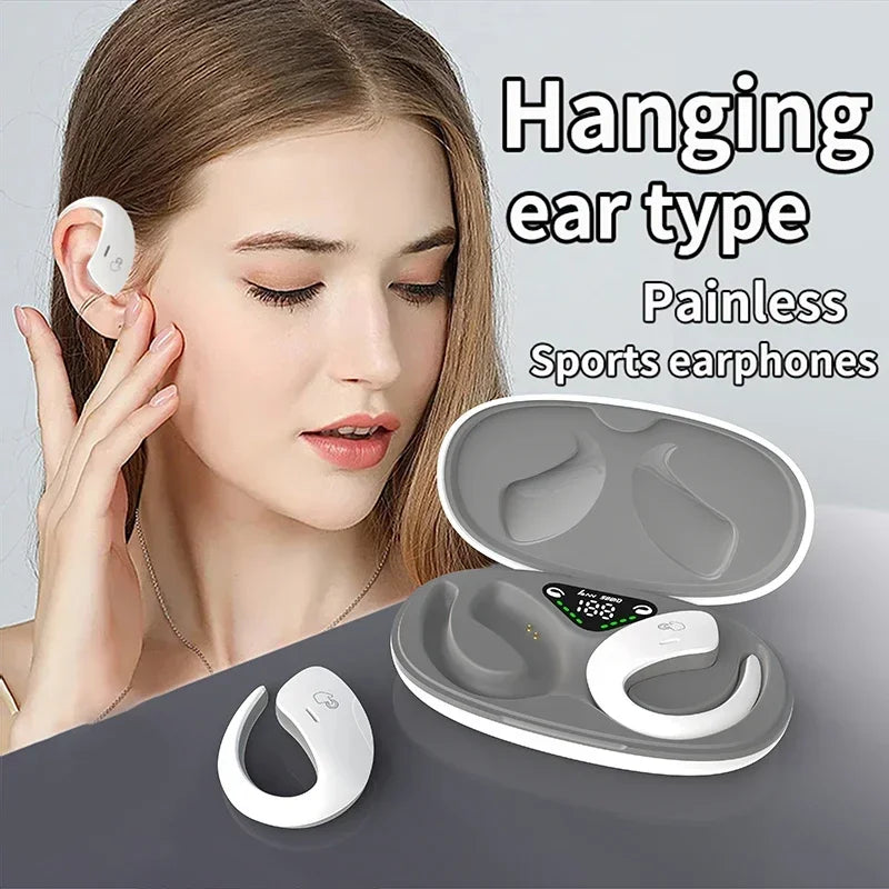 TWS Wireless Sport Earbuds - Bluetooth Headphones with Dual Mic & Waterproof Design