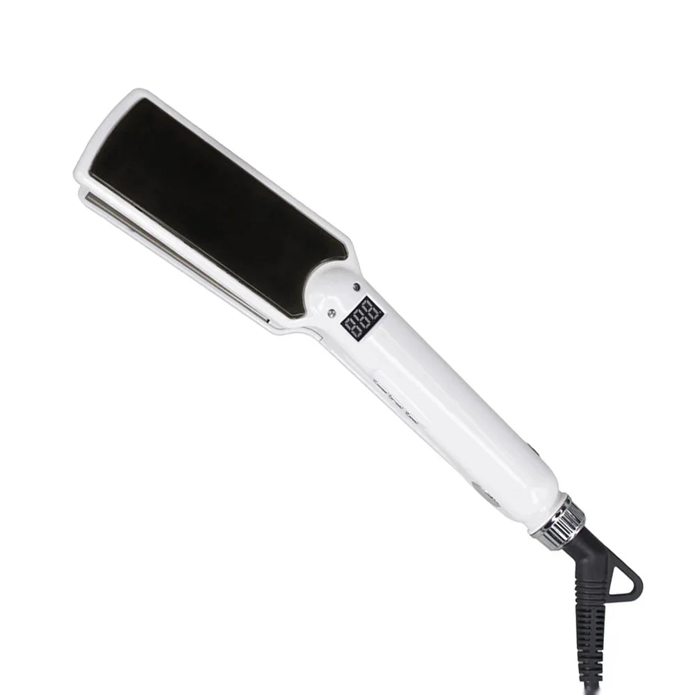 RUCHA Pro Hair Straightener - Titanium 480°F Wide Plate Flat Iron with PTC Treatment Technology