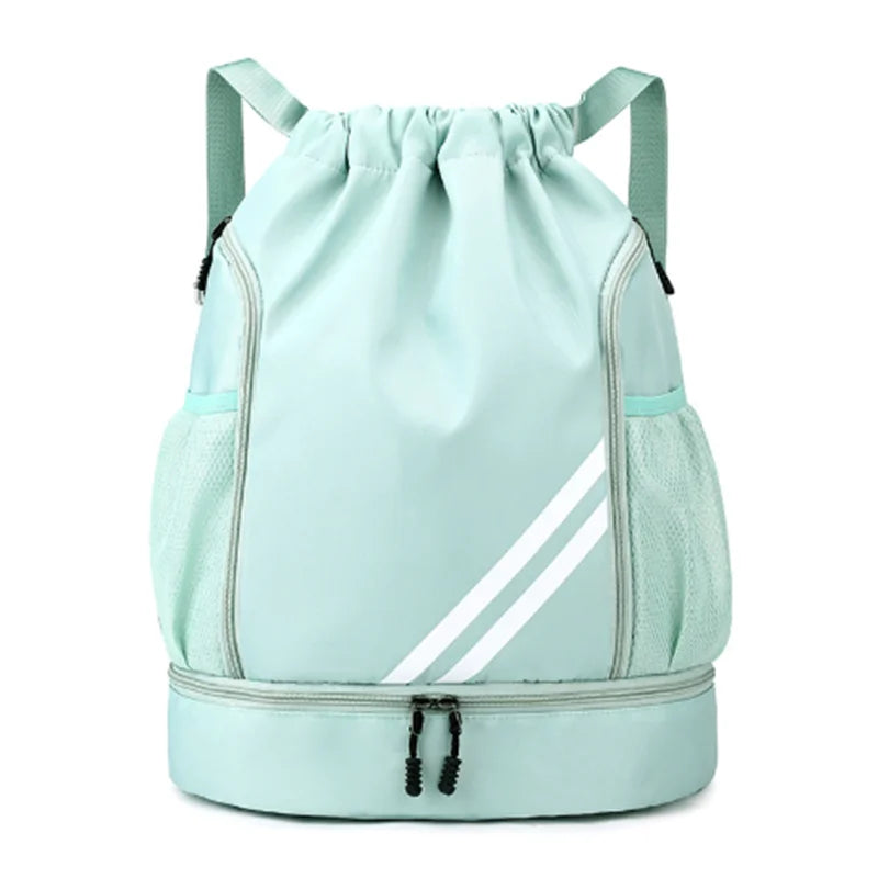 Waterproof Sports Backpack - Drawstring Gym Bag for Basketball, Soccer & Training