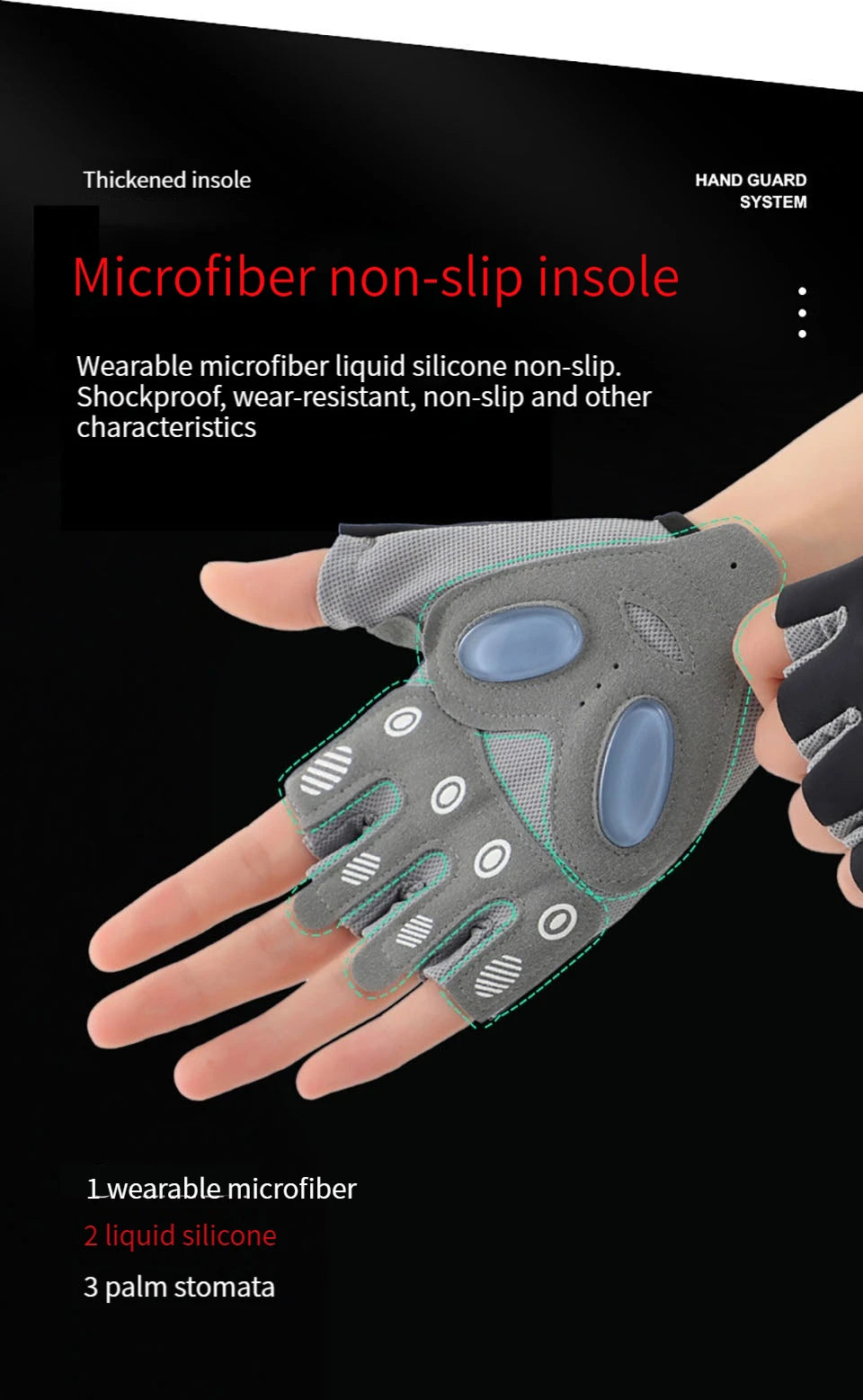 Gym Body Building Training Bike Fitness Gloves - Weight Lifting Gloves