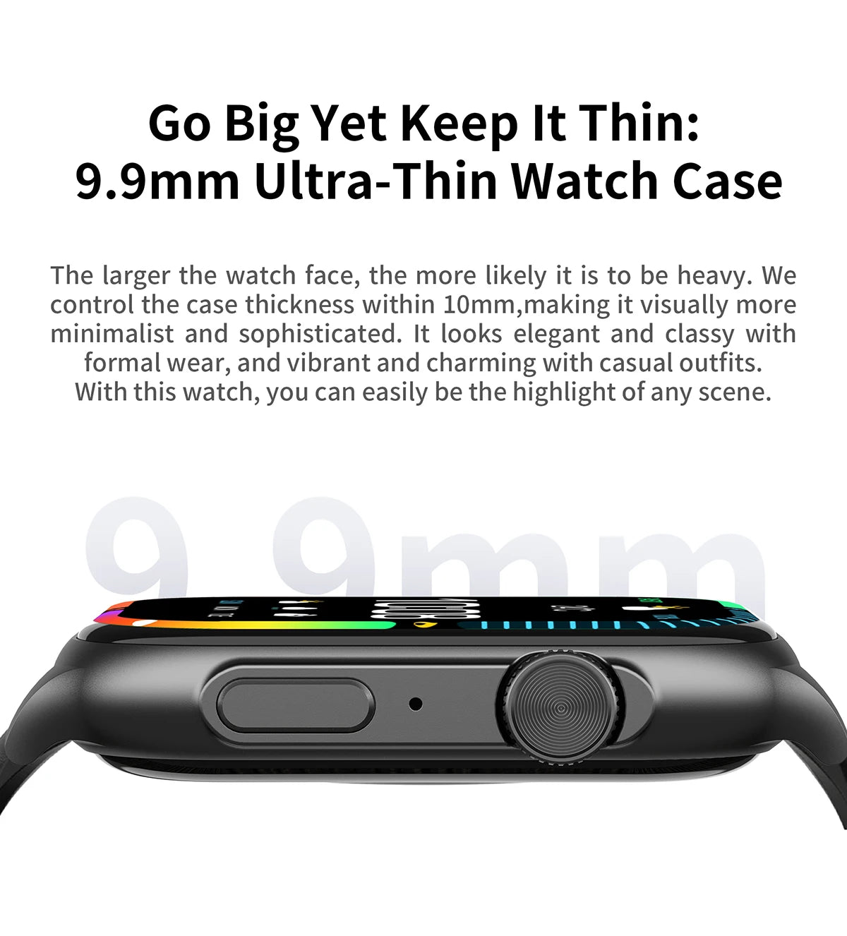 Lenovo Smart Watch Fit F101 - 1.96" AMOLED Display with Bluetooth Calling & Health Monitoring
