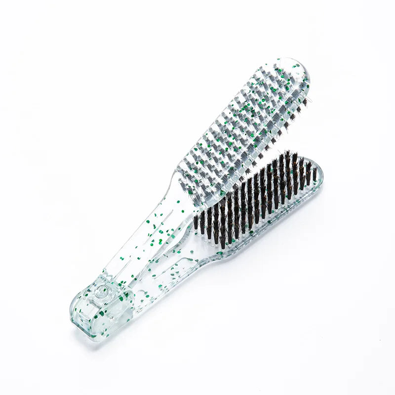 Anti-Static Double-Sided Hair Brush - Straightening Comb for Thick, Rough & Straight Hair