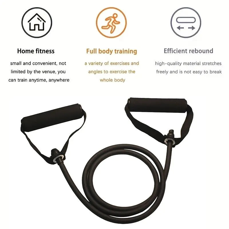 Resistance Bands with Handles 10lb - 30lb Strength Training Equipment for Home Workouts
