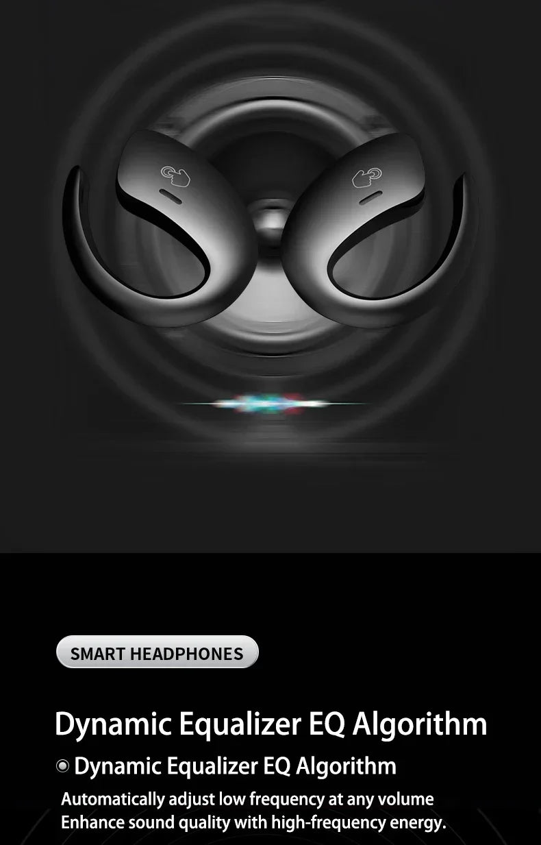 TWS Wireless Sport Earbuds - Bluetooth Headphones with Dual Mic & Waterproof Design