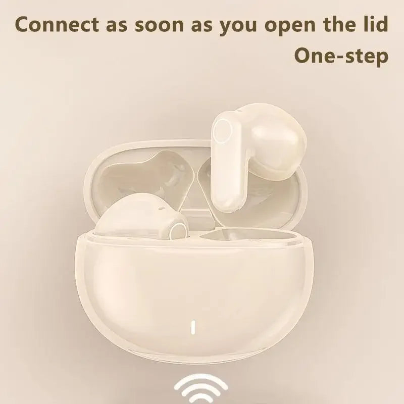 Mini TWS Earbuds - Bluetooth 5.3 with Active Noise Cancelling & 6H Battery Life