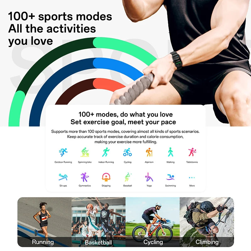 GEJIAN R11 Fashion Smart Watch - 1.47" TFT Display with Health Monitoring & IP68 Waterproof