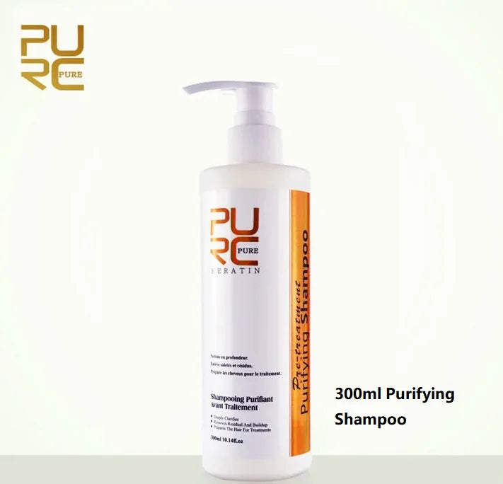 PURC Brazilian Keratin Hair Treatment - Professional Straightening & Smoothing System