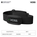 XOSS X2 Bluetooth ANT+ Heart Rate Monitor Chest Strap with black fabric band and sensor module