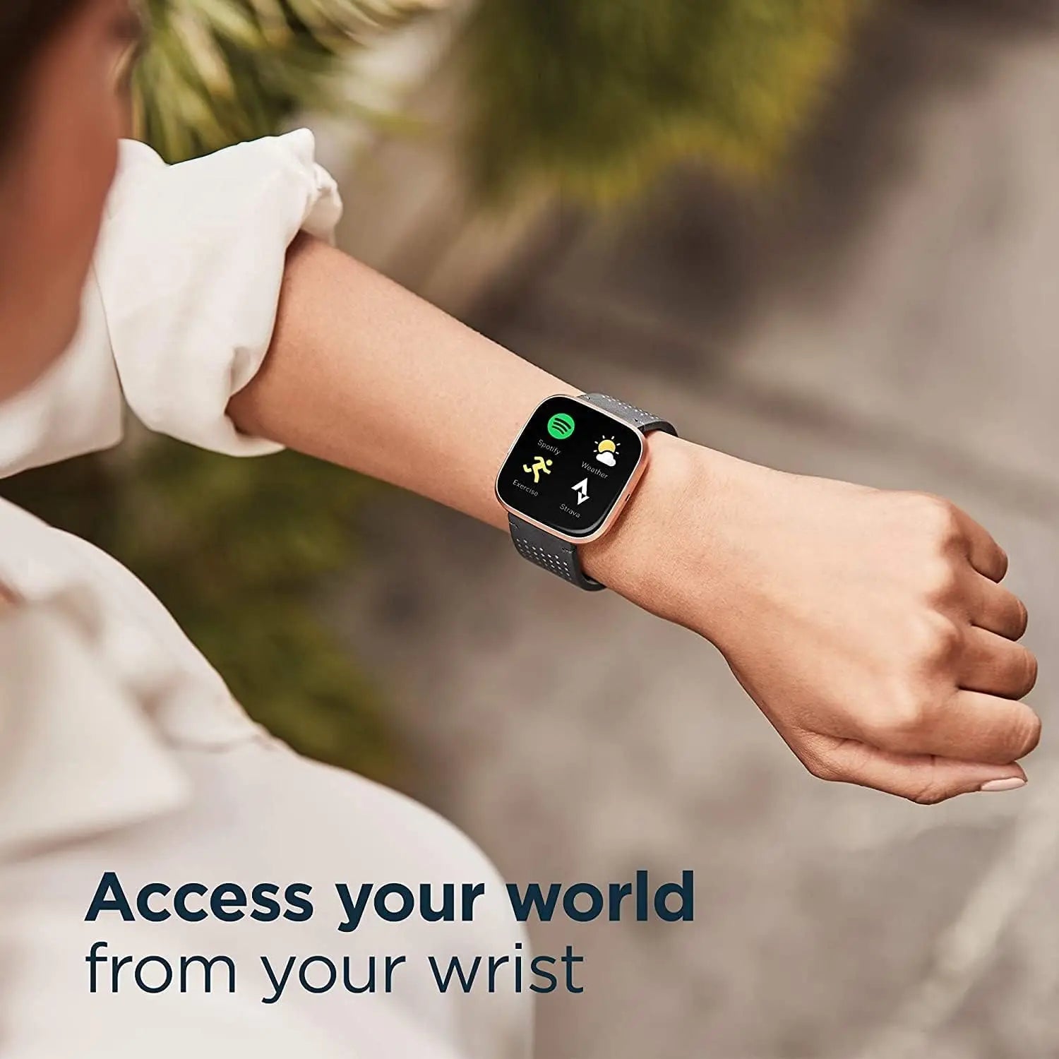 Fitbit Versa 2 Health and Fitness Smartwatch - Heart Rate Music Alexa Sleep Swim Tracking