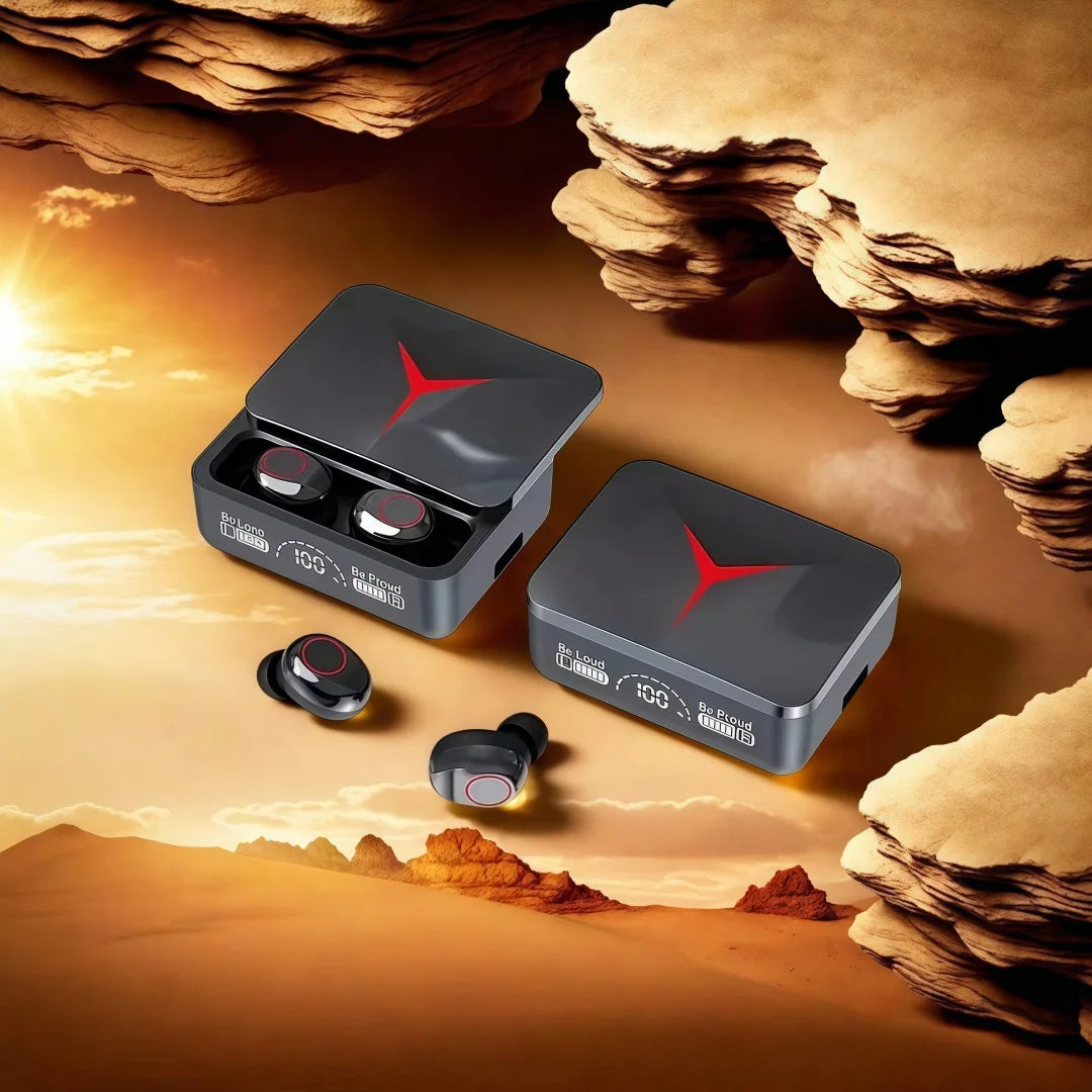 LS M90 TWS Sports Gaming Earbuds - Bluetooth with Touch Control, 12H Battery & Waterproof
