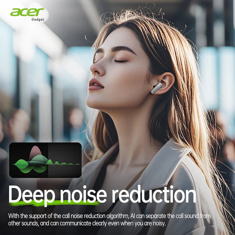 Acer Sport Wireless Earbuds - Bluetooth TWS with Active Noise Cancelling