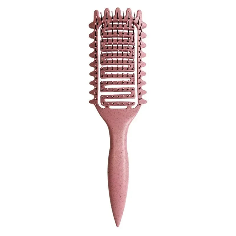 Curl Define Styling Brush - Hollow Out Detangling Hair Brush for Wet Curly Hair Shaping