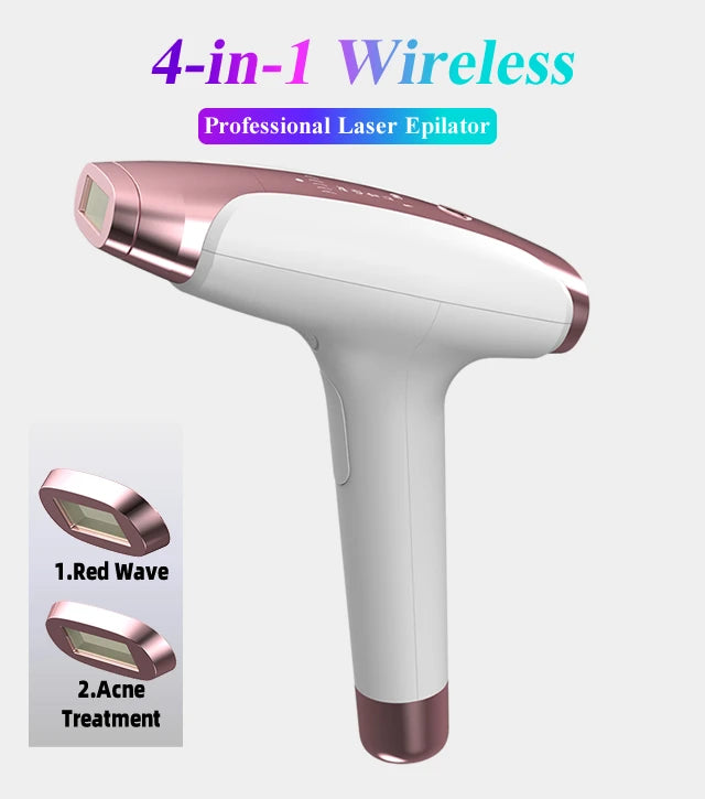 IPL Permanent Hair Removal Device - 999,999 Flashes Painless Laser Epilator for Women