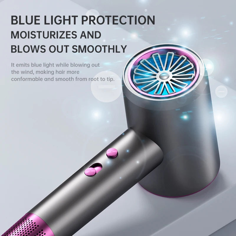 2400W Professional Salon Hair Dryer - High-Power Quick-Dry with Negative Ionic