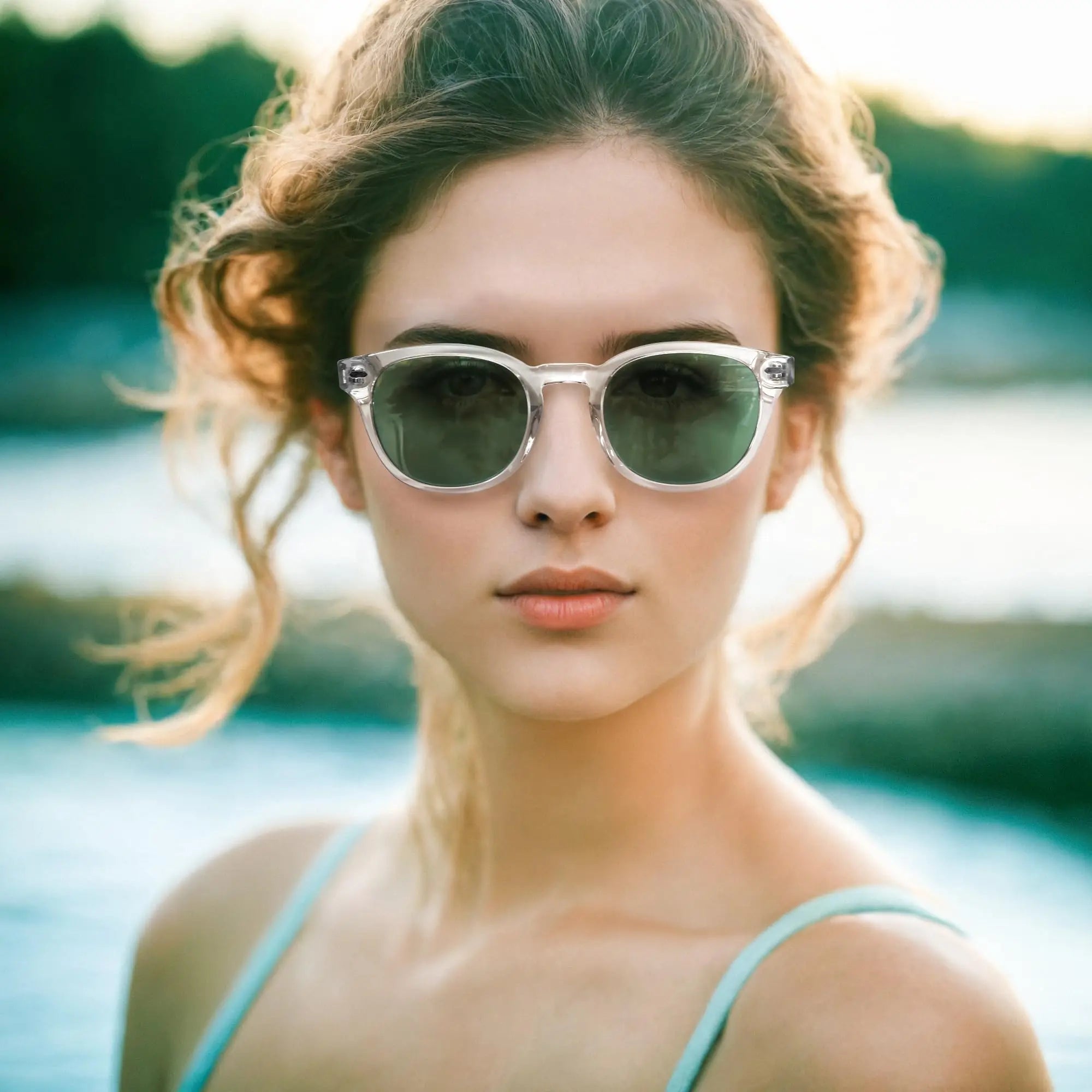 ZENOTTIC Round Polarized Sunglasses - Eco-Friendly Acetate Retro UV400 Protection