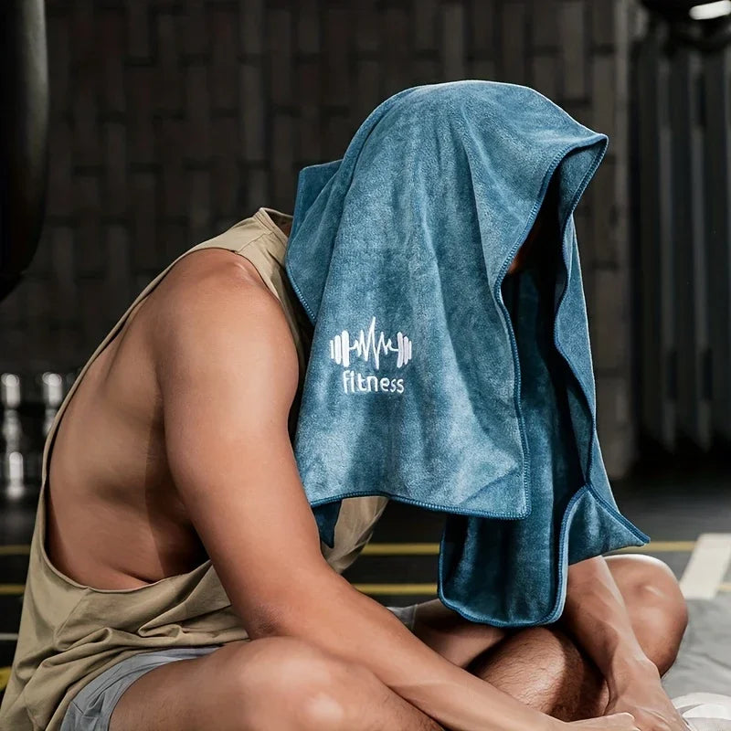 Microfiber Gym Towel - Super Soft Quick-Drying Sports Towel 37.5"x16" for Yoga & Fitness