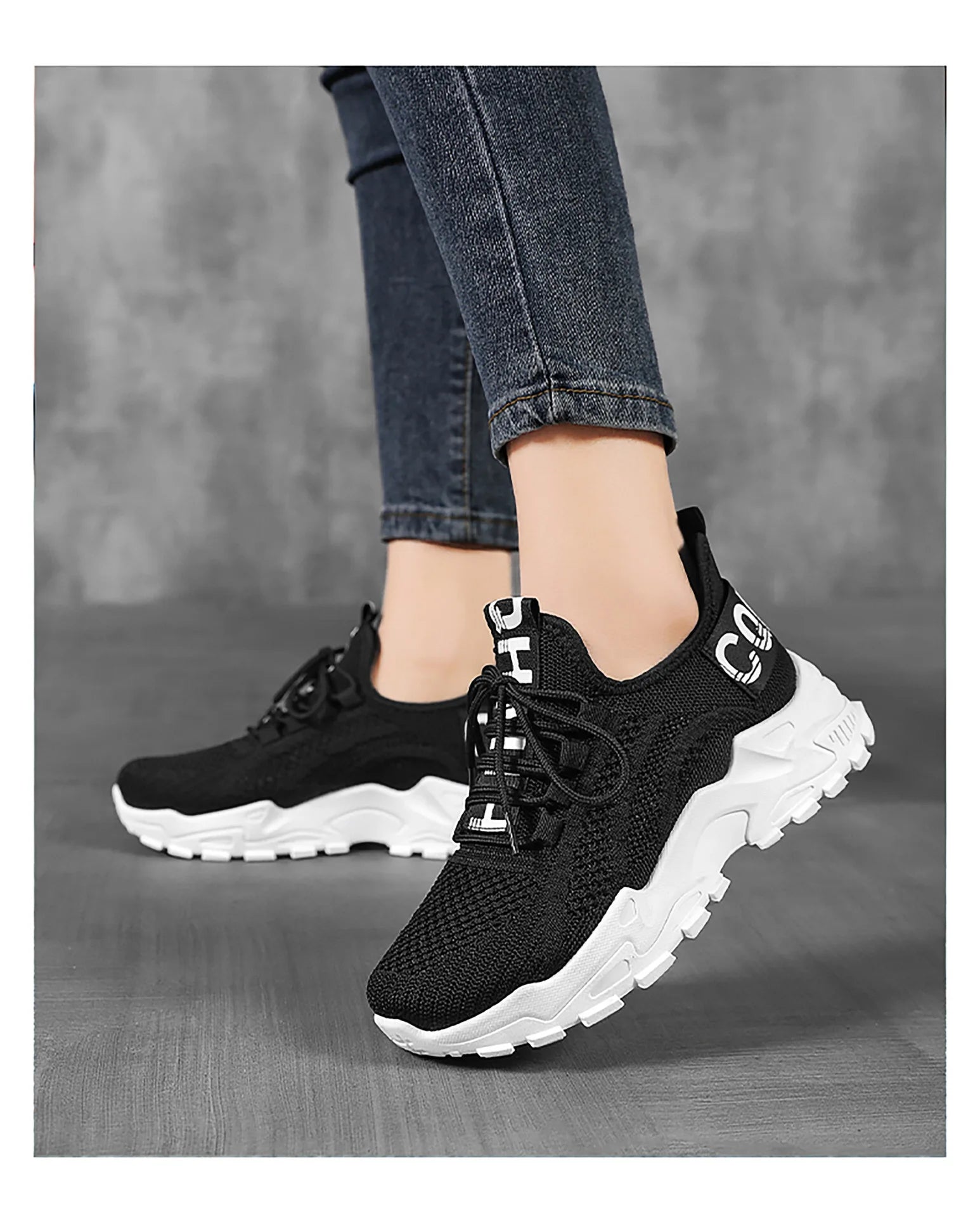 Women's Mesh Sports Shoes - Active Athletic Sneakers for Running & Workouts