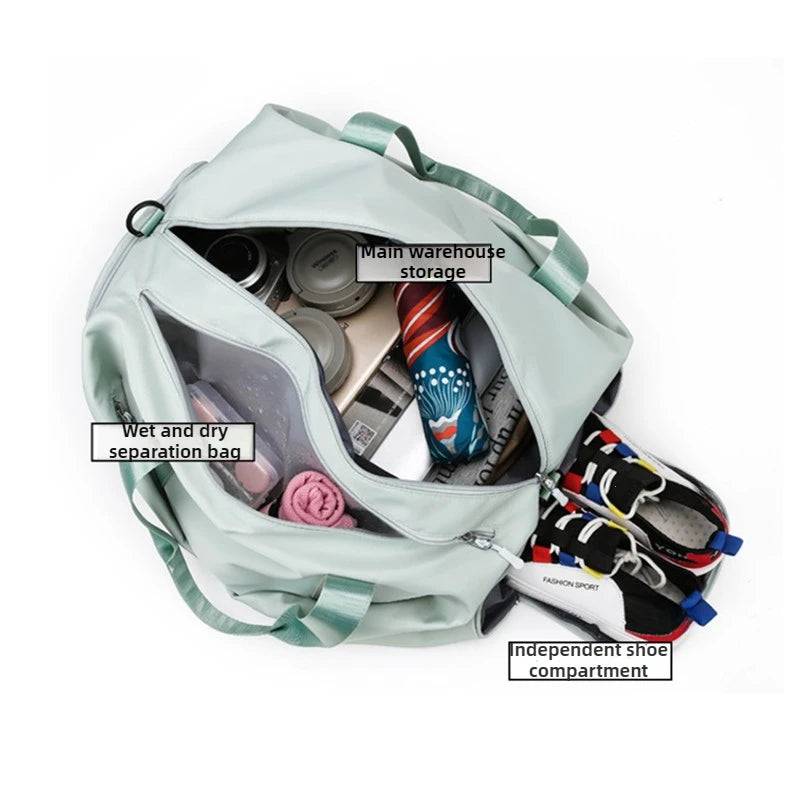 Women's Wet Dry Fitness Duffle Bag