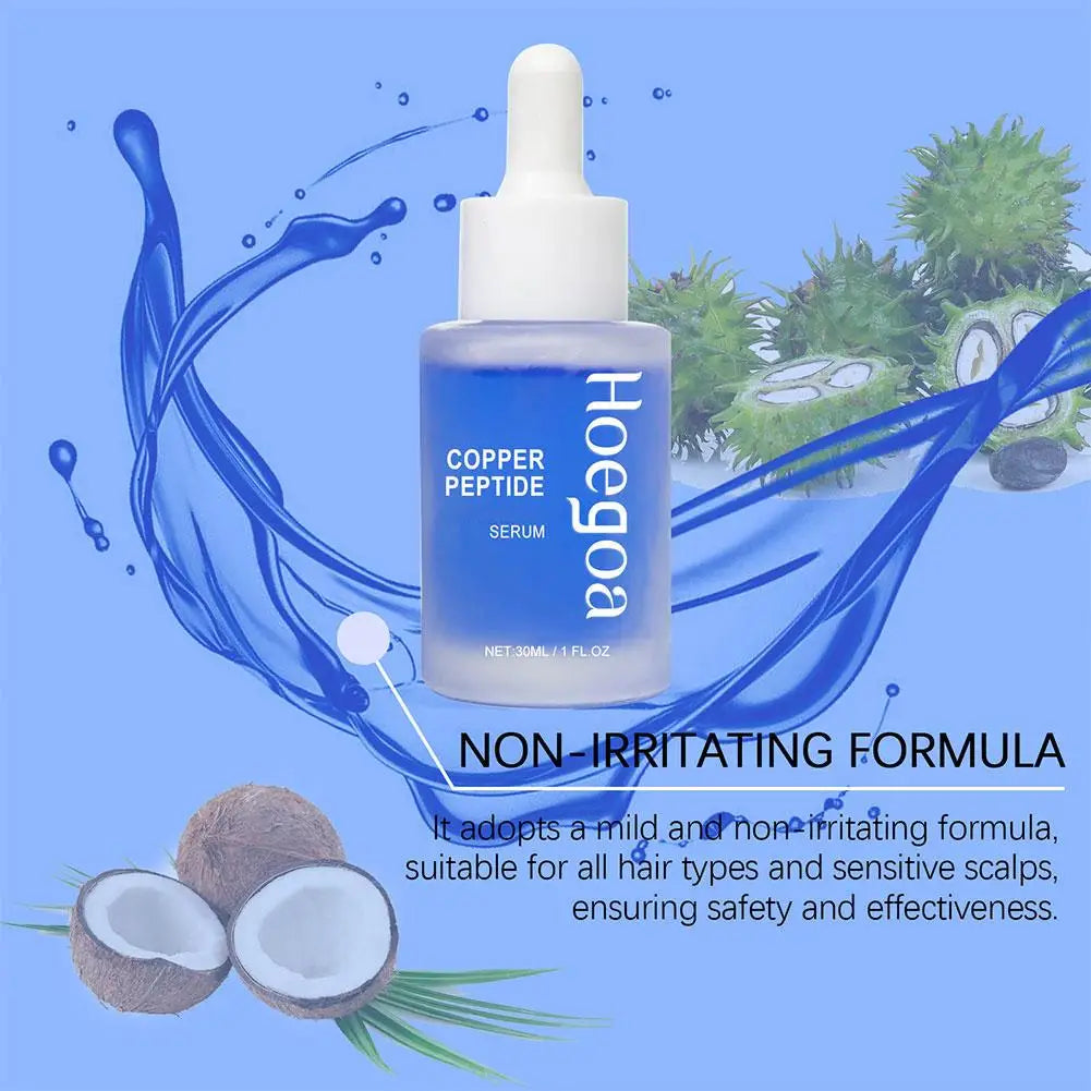 Copper Peptide Hair Density Serum - Deep Nourishment Anti-Hair Loss Growth Treatment