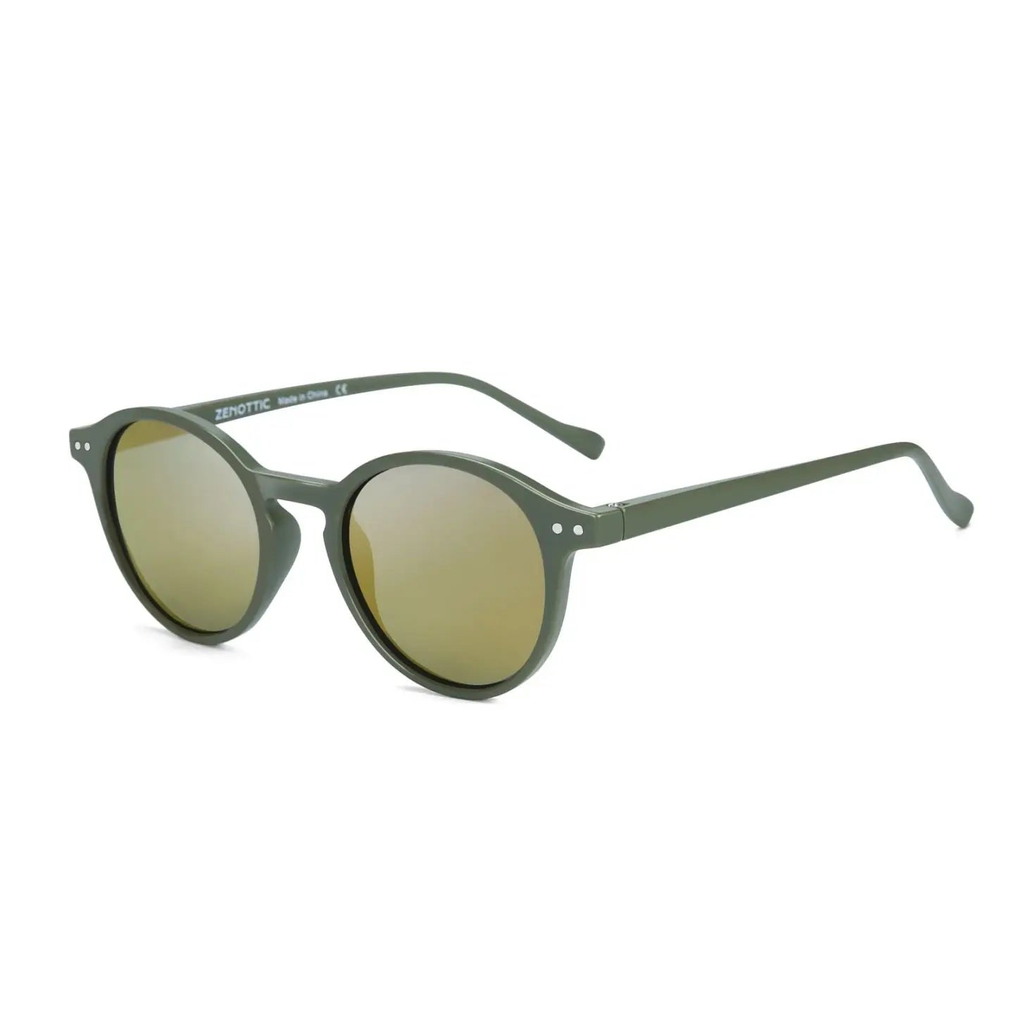 ZENOTTIC Small Round Polarized Sunglasses - Vintage Retro Circle UV400 Protection Unisex