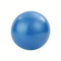 Blue yoga exercise ball with smooth anti-burst finish