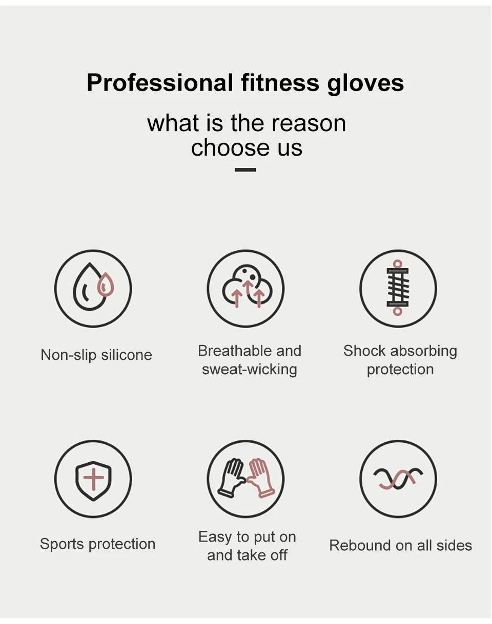 Half-Finger Workout Gloves - Shock-Absorbing Gym Gloves for Women & Men