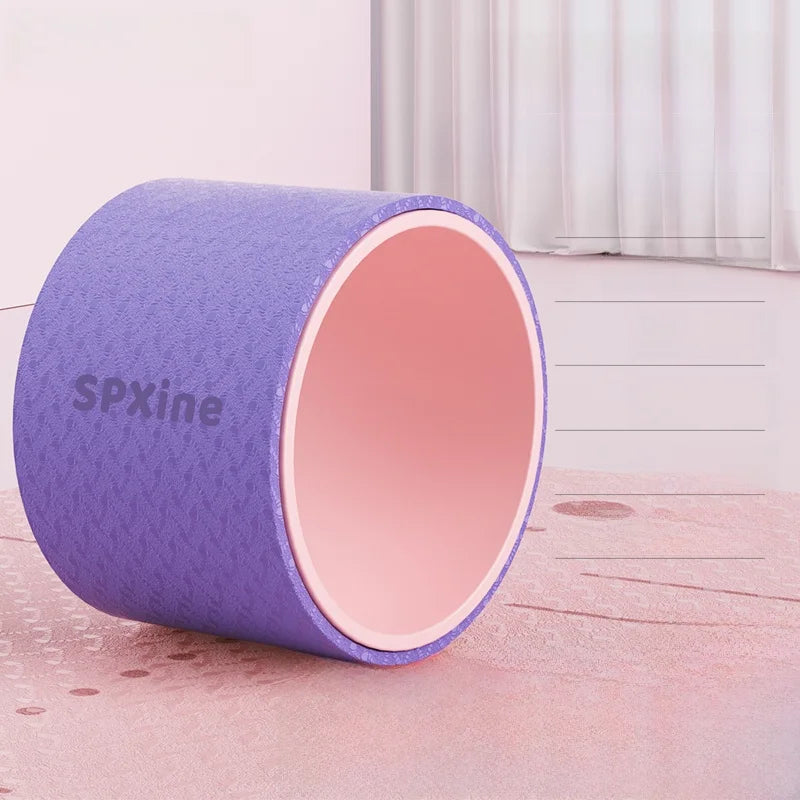 Extra Wide Yoga Wheel - Professional Pilates Stretching & Spine Opening Equipment