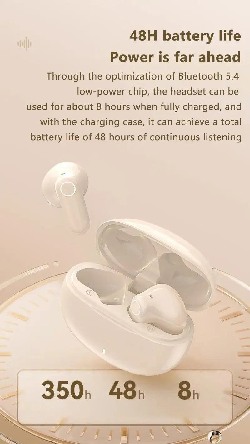 Mini TWS Earbuds - Bluetooth 5.3 with Active Noise Cancelling & 6H Battery Life