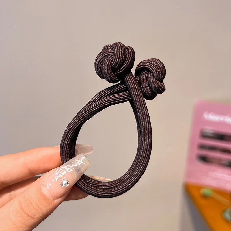 Simplicity Stretch Rubber Hair Ties - High Elasticity Fashion Scrunchies for Women