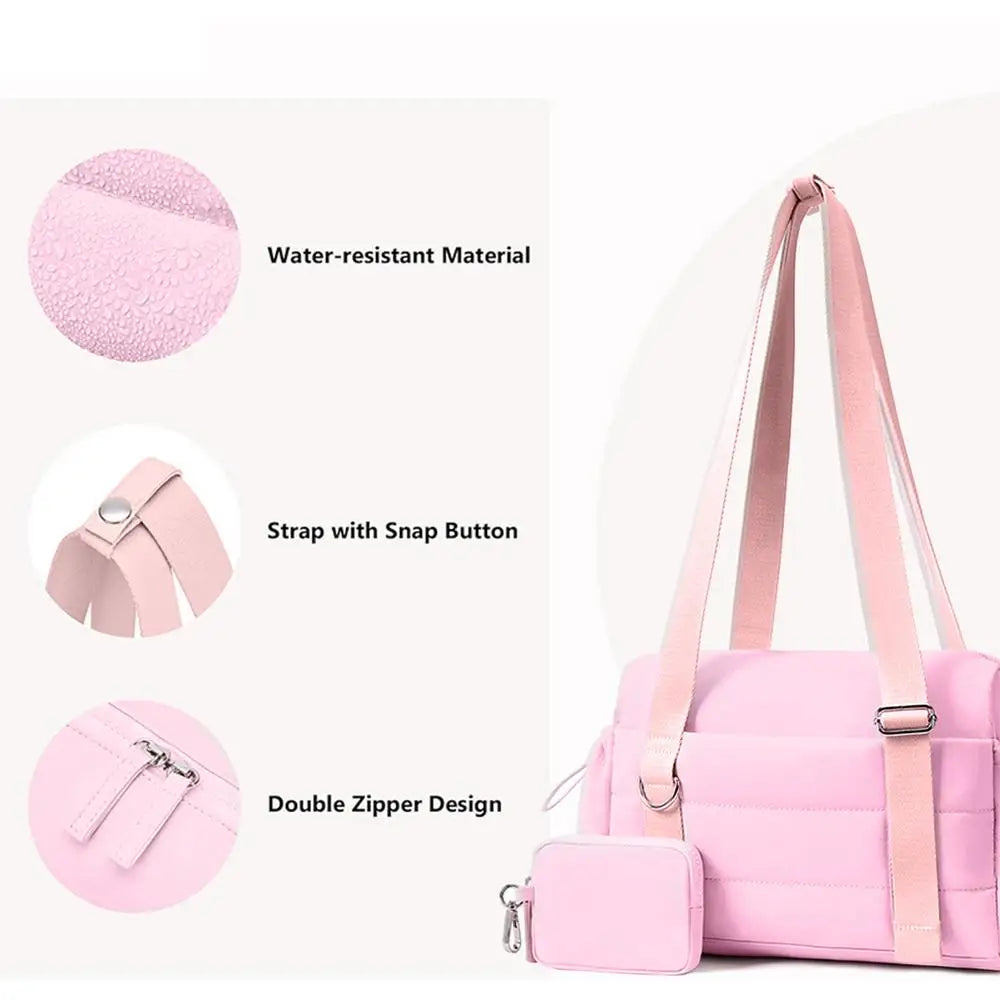 Gym Bag Fitness Tote with Wet & Dry Separation - Ultimate Sports Bag with Wallet