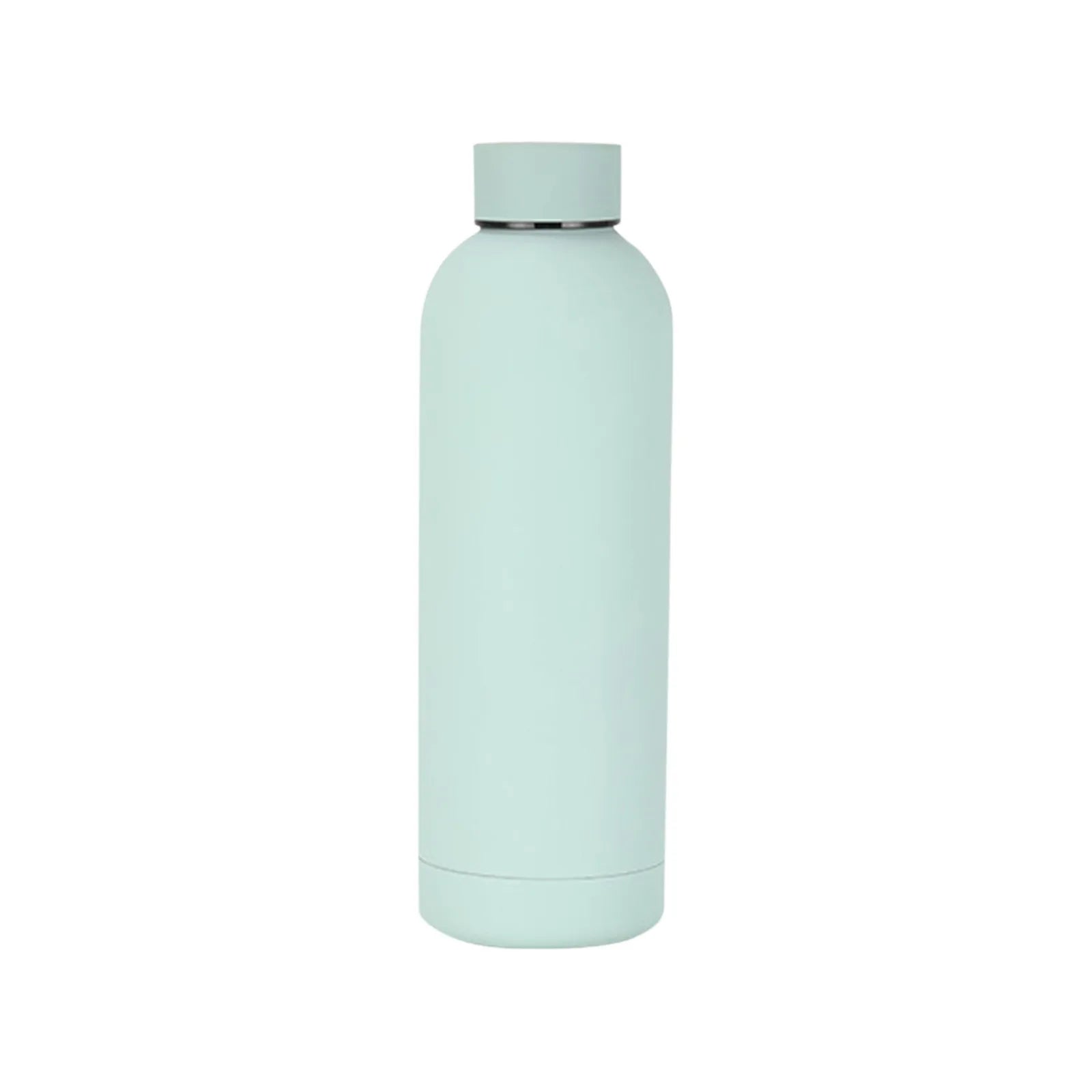 Insulated stainless steel water bottle 500ml by Cedar & Moore in mint green with cap