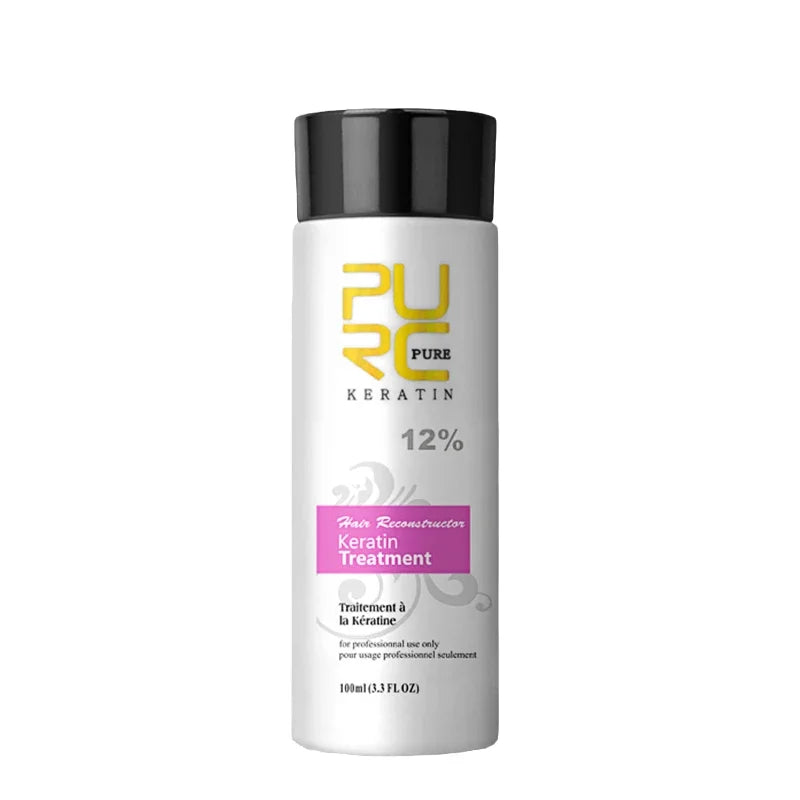 PURC Brazilian Keratin Hair Treatment - Professional Straightening & Smoothing System