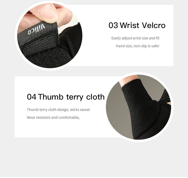 Half-Finger Sport Gloves - Breathable Anti-Slip for Gym, Cycling & Fitness