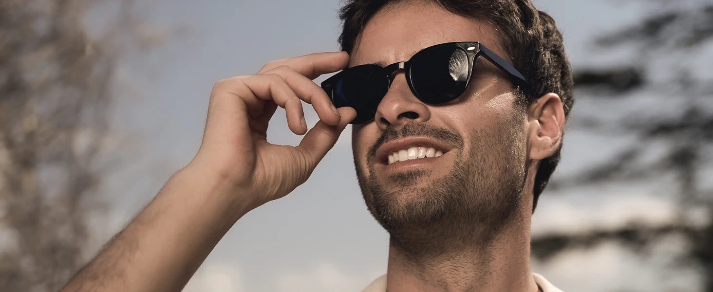 ZENOTTIC Round Polarized Sunglasses - Eco-Friendly Acetate Retro UV400 Protection