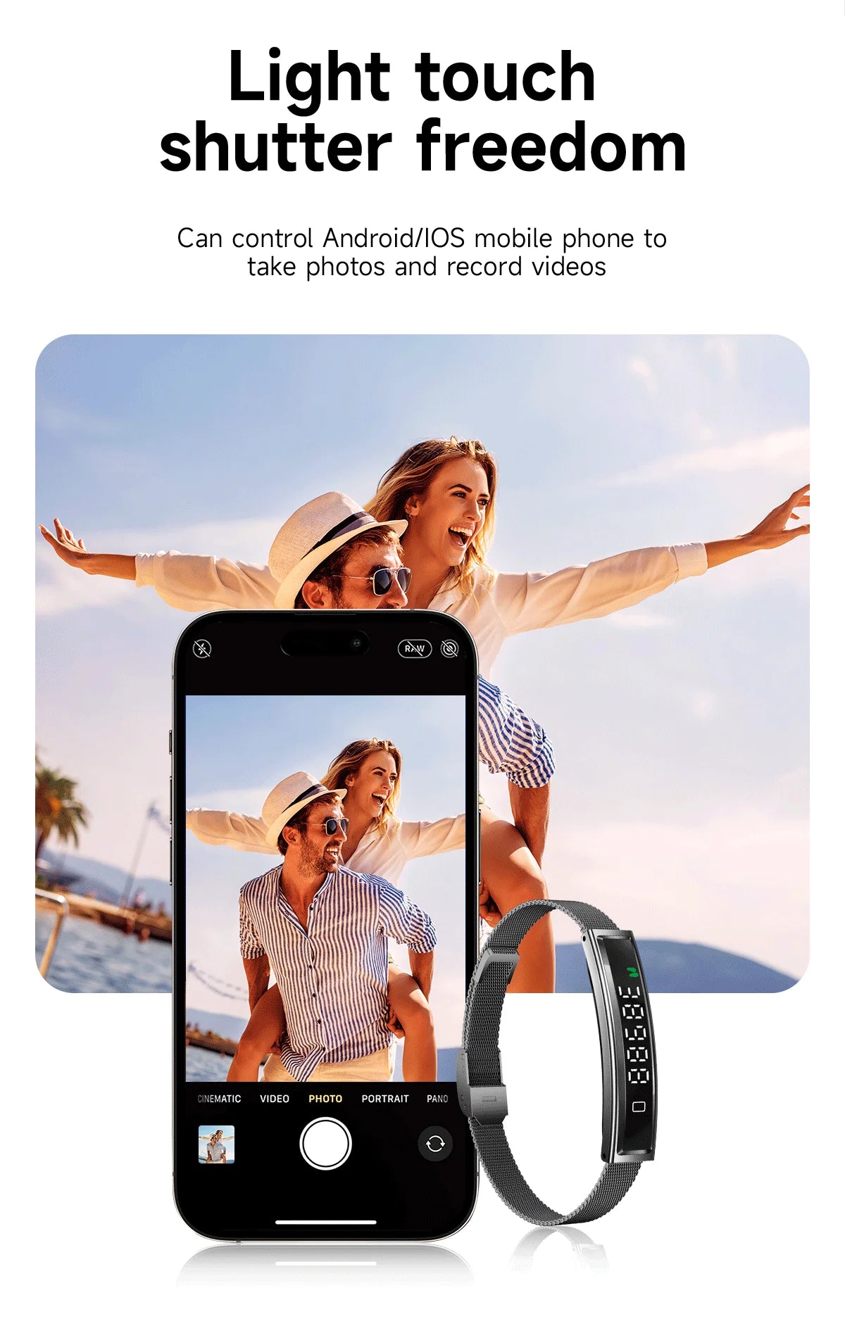 LIGE Sports Fitness Tracker Smart Bracelet Heart Rate Sleep Monitor Pedometer